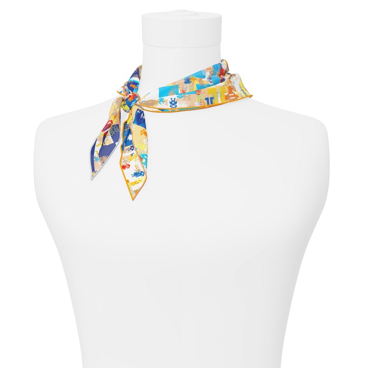 "Silk-Bots" dart scarf