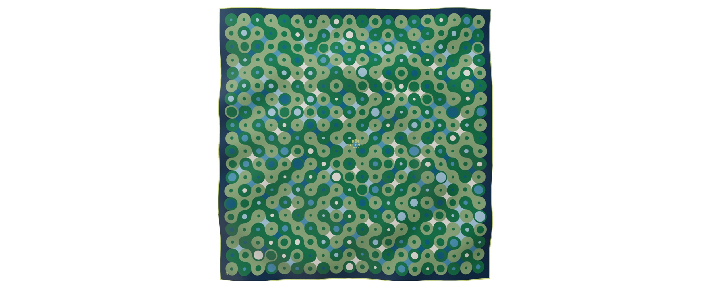 "Chaines de vélo" square 90 scarf