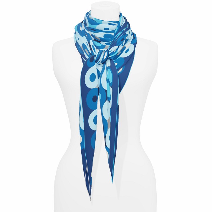 "Chaines de vélo" giant square 130 scarf