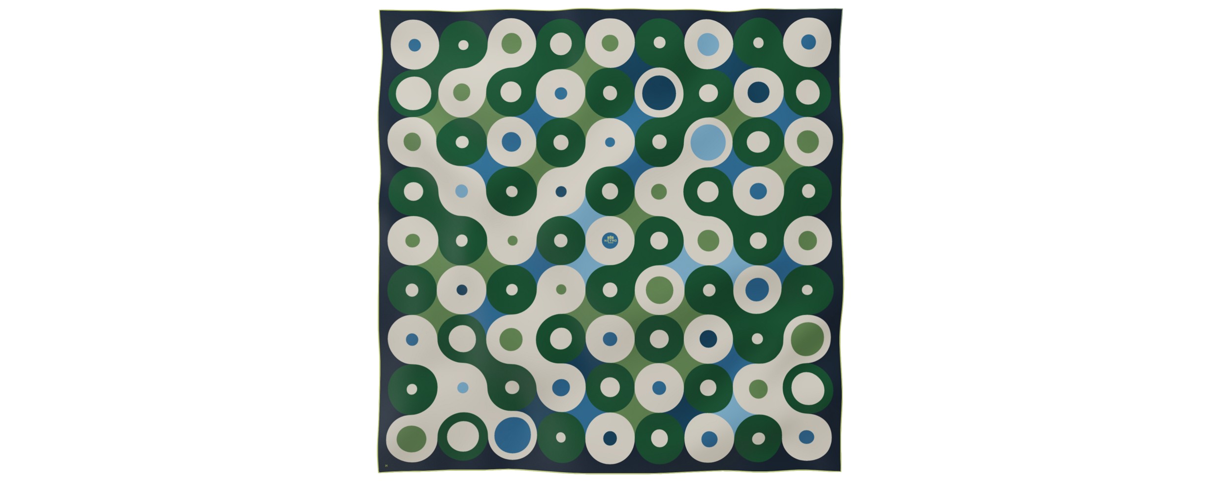 "Chaines de vélo" giant square 130 scarf