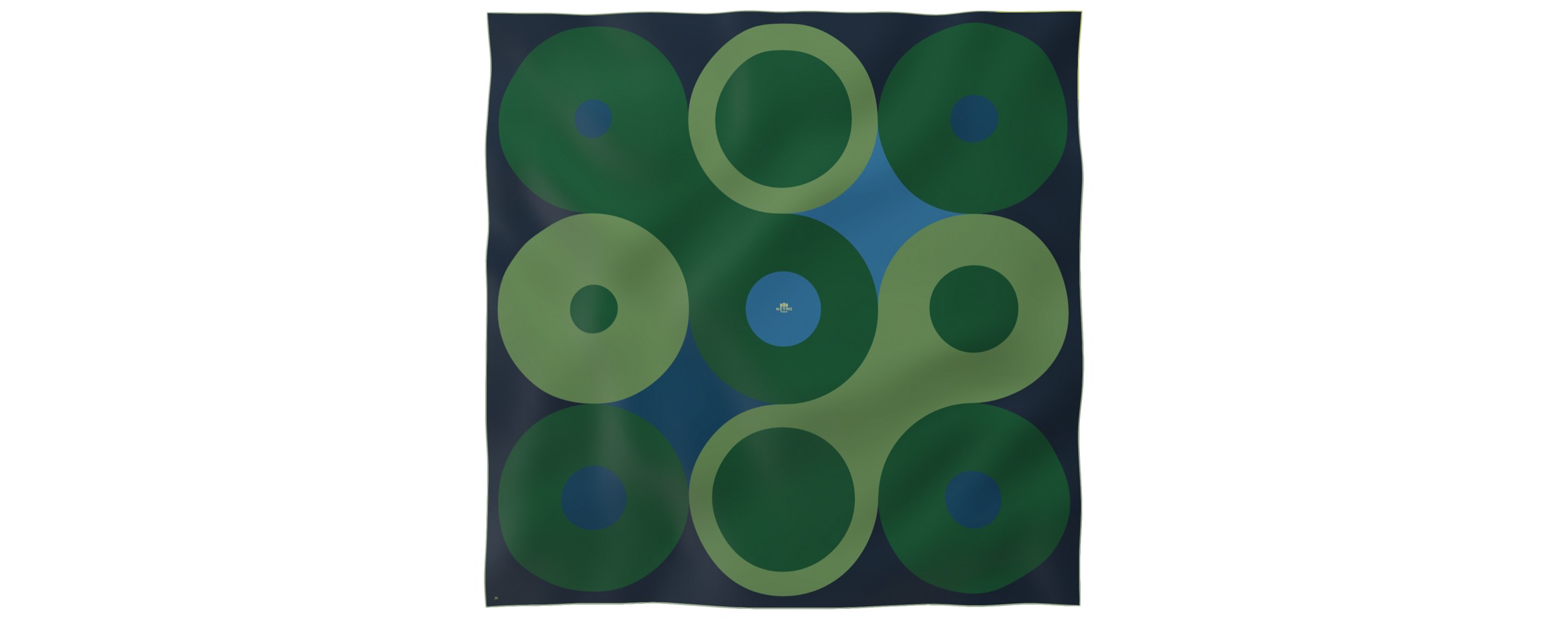 "Chaines de vélo" giant square 130 scarf