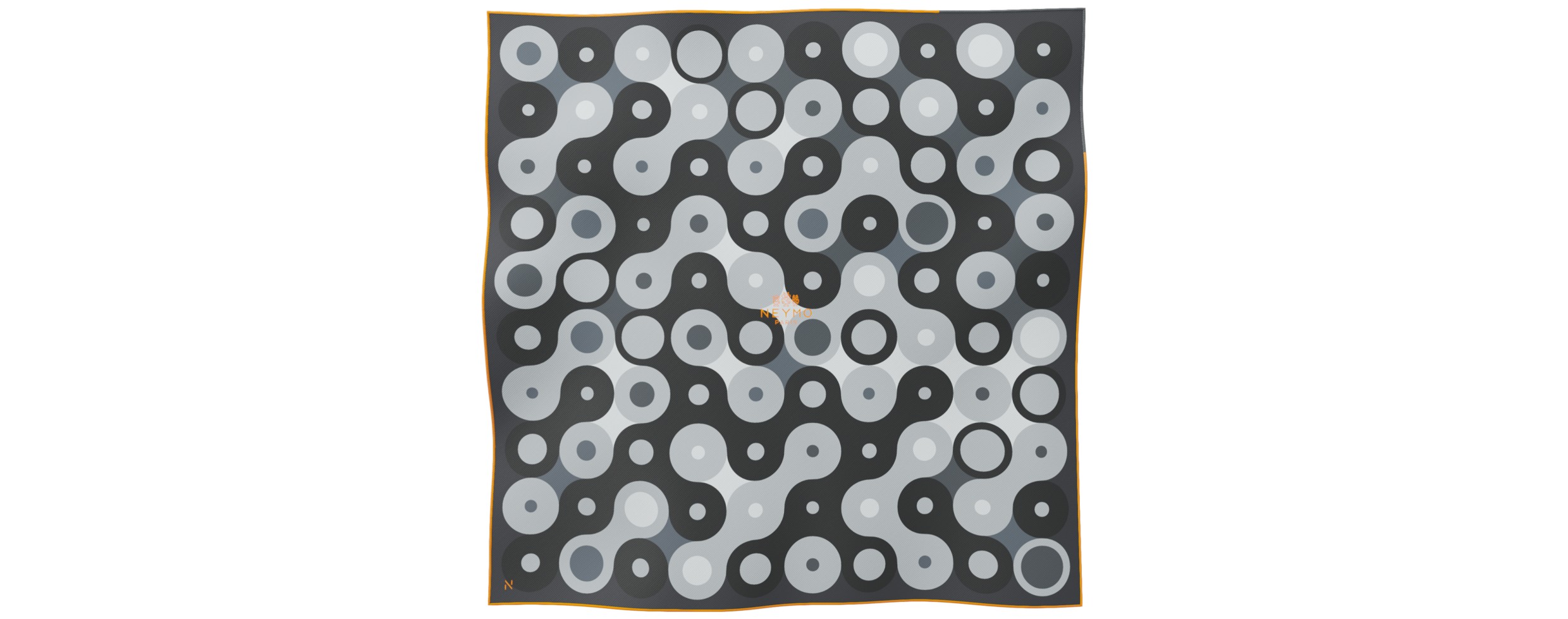 "Chaines de vélo" square 70 scarf