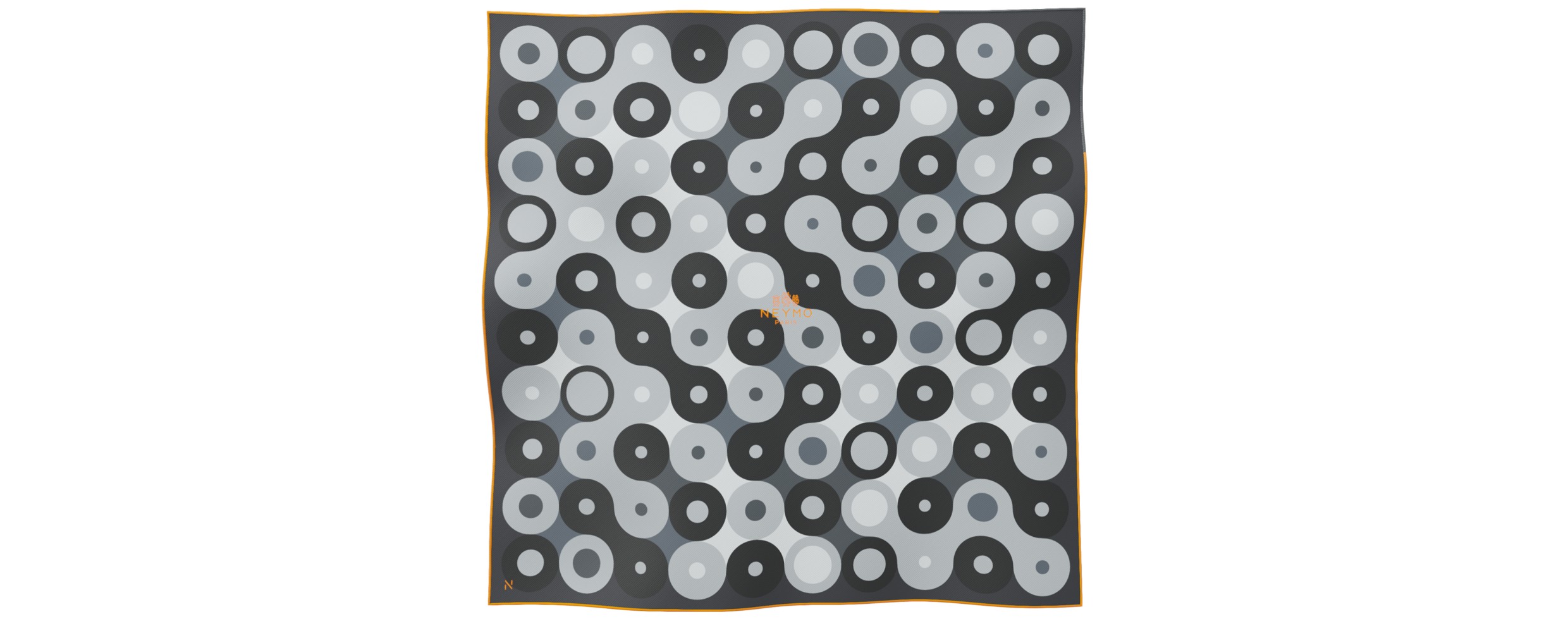 "Chaines de vélo" square 70 scarf