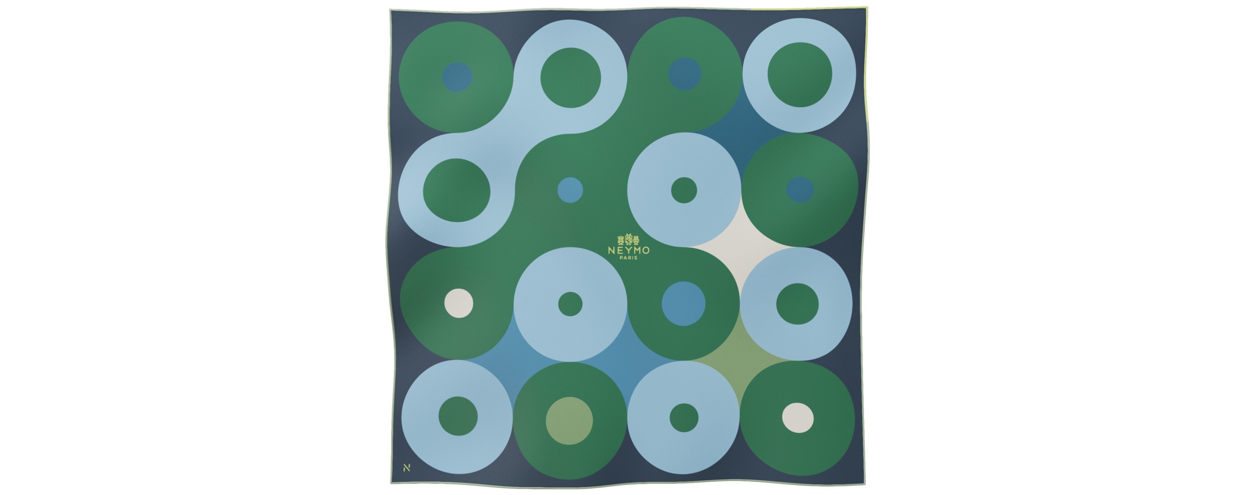 "Chaines de vélo" square 70 scarf