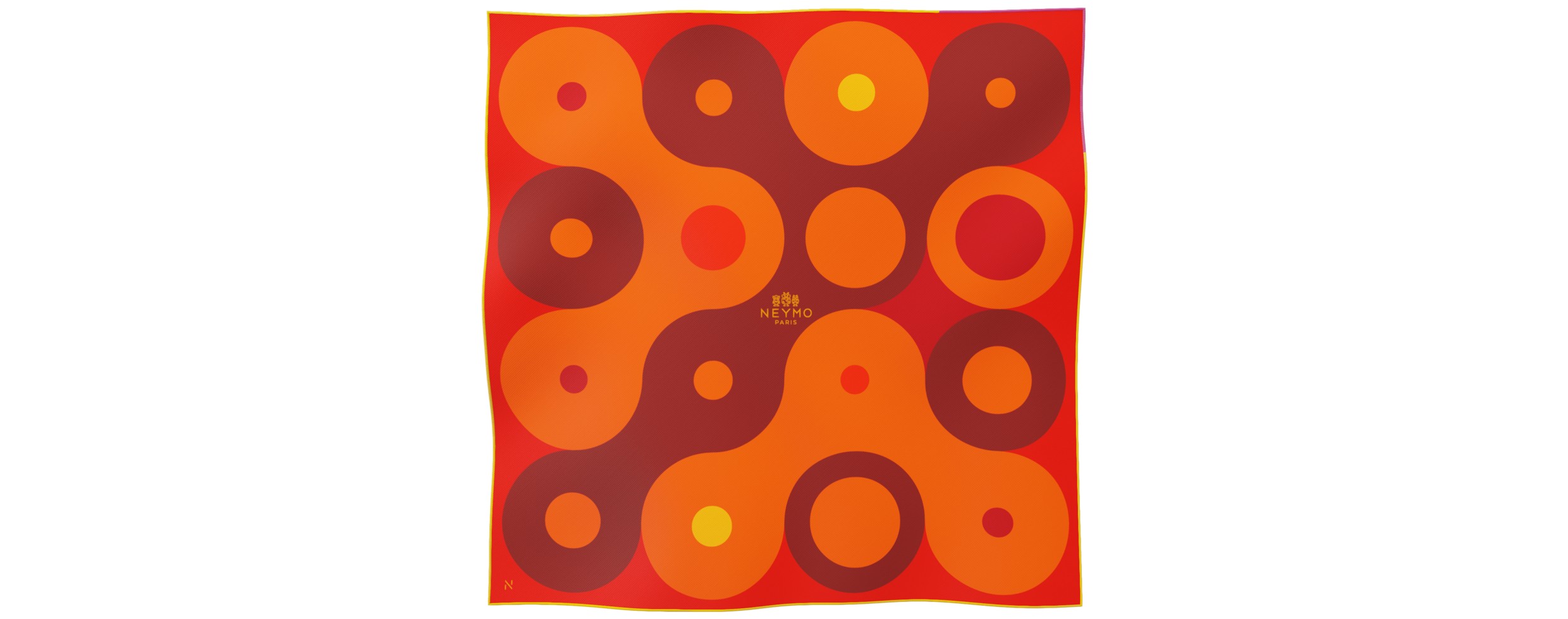 "Chaines de vélo" square 70 scarf