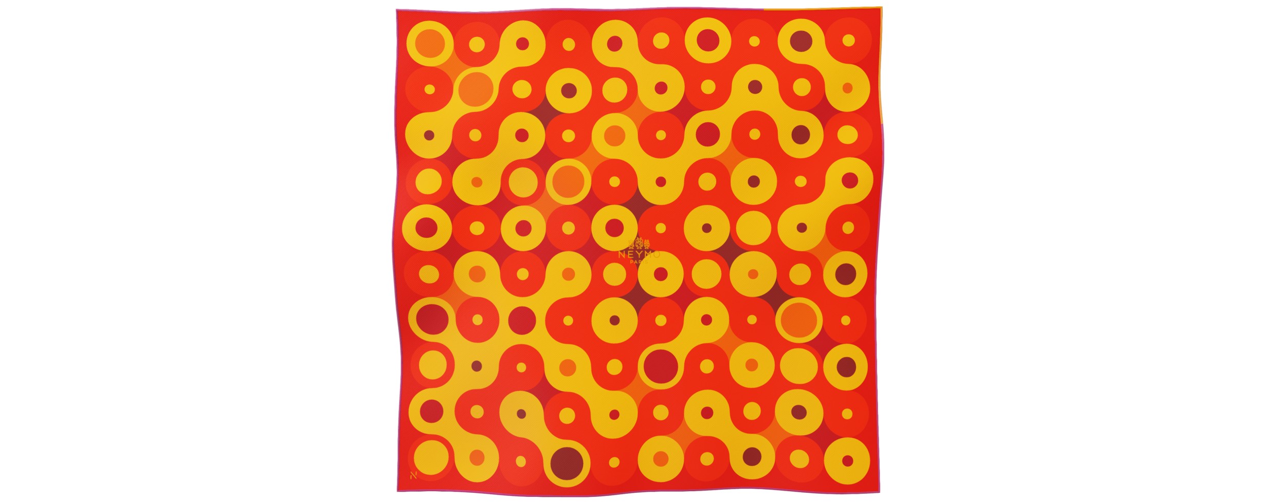 "Chaines de vélo" square 70 scarf