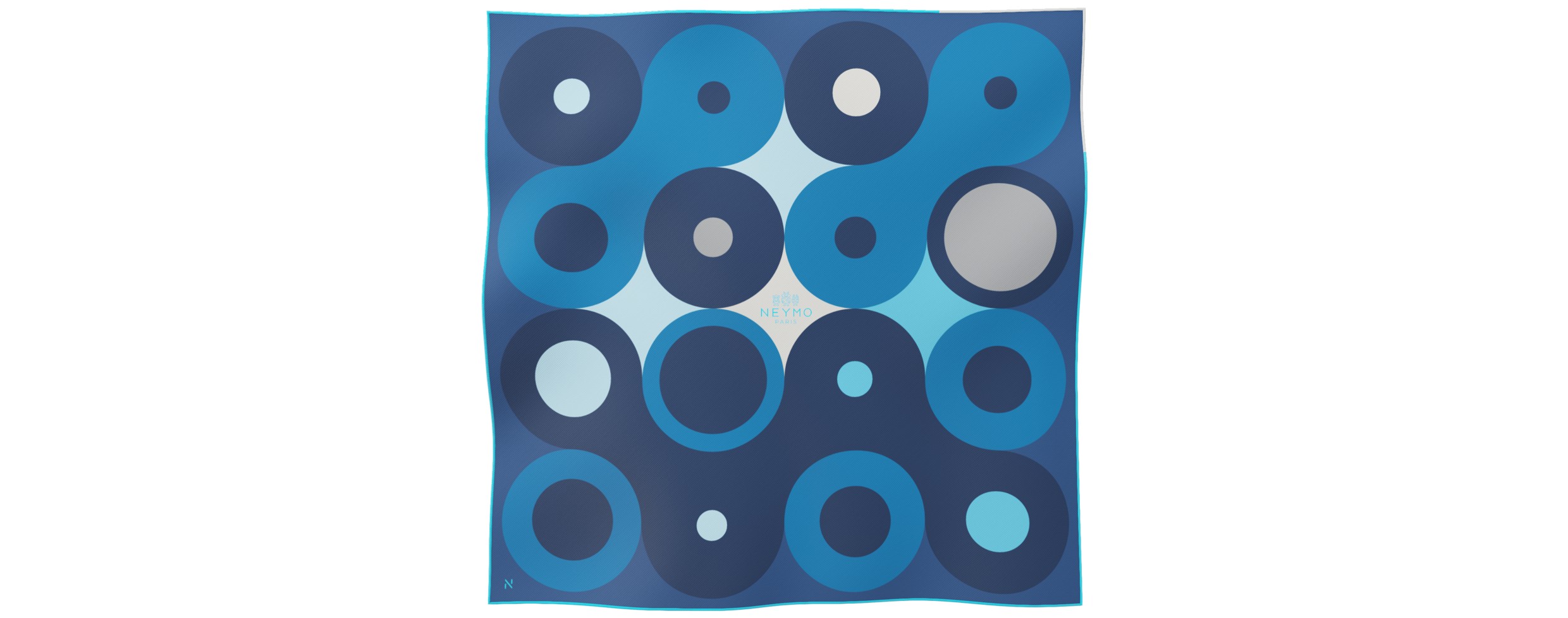 "Chaines de vélo" square 70 scarf