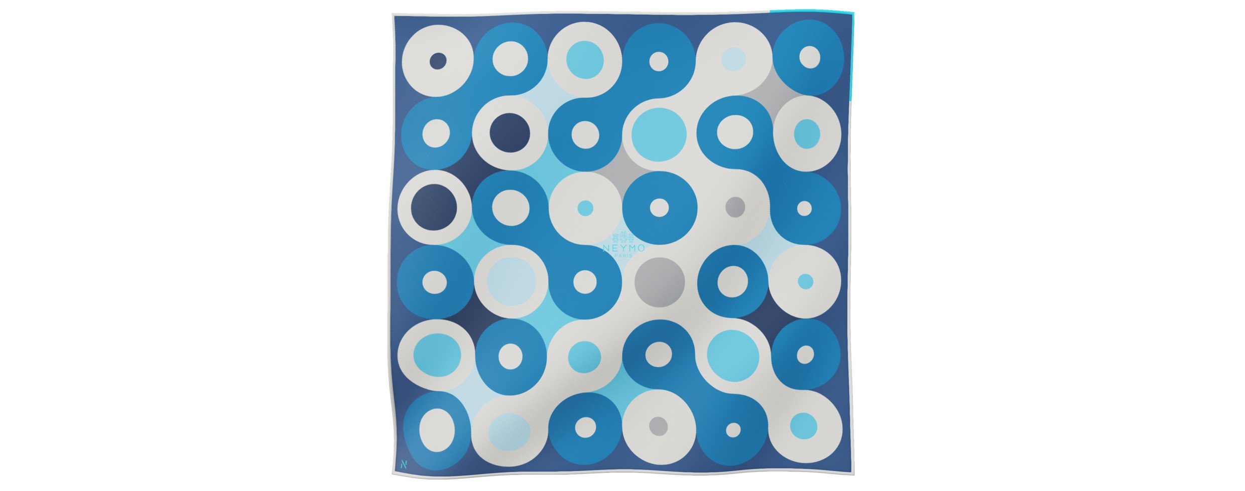 "Chaines de vélo" square 45 scarf