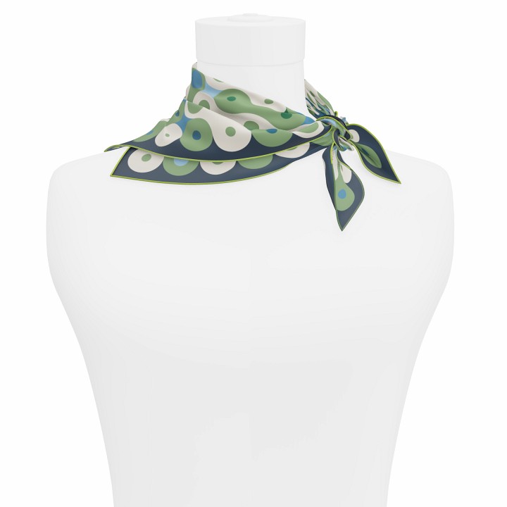 "Chaines de vélo" square 45 scarf