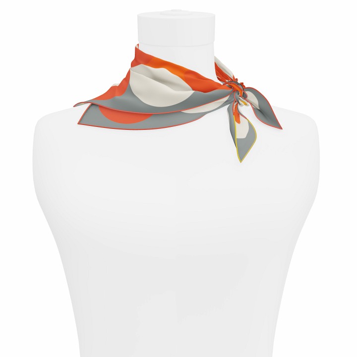 "Chaines de vélo" square 45 scarf