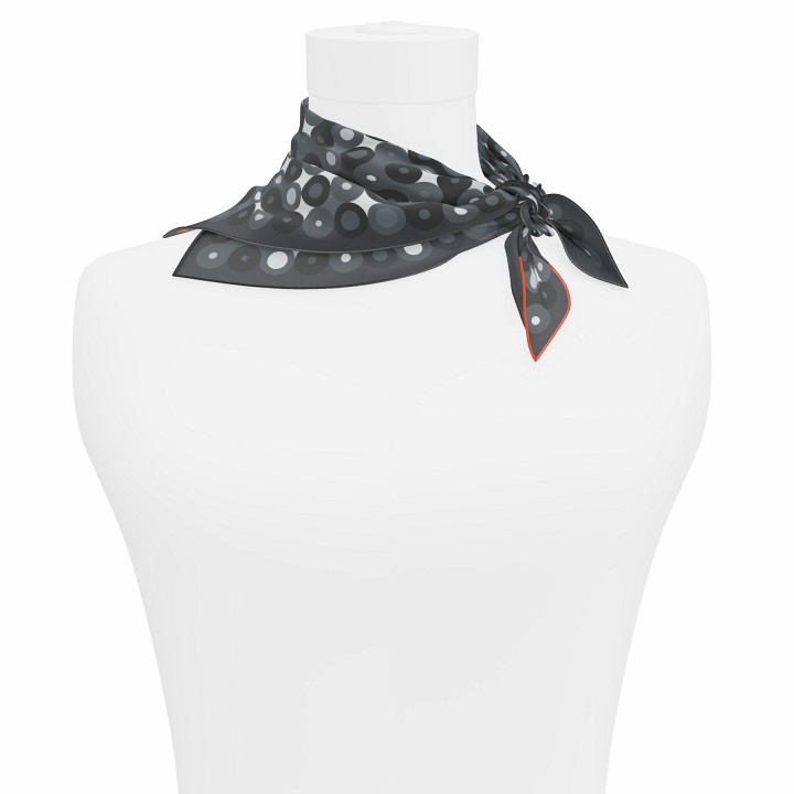 "Chaines de vélo" square 45 scarf