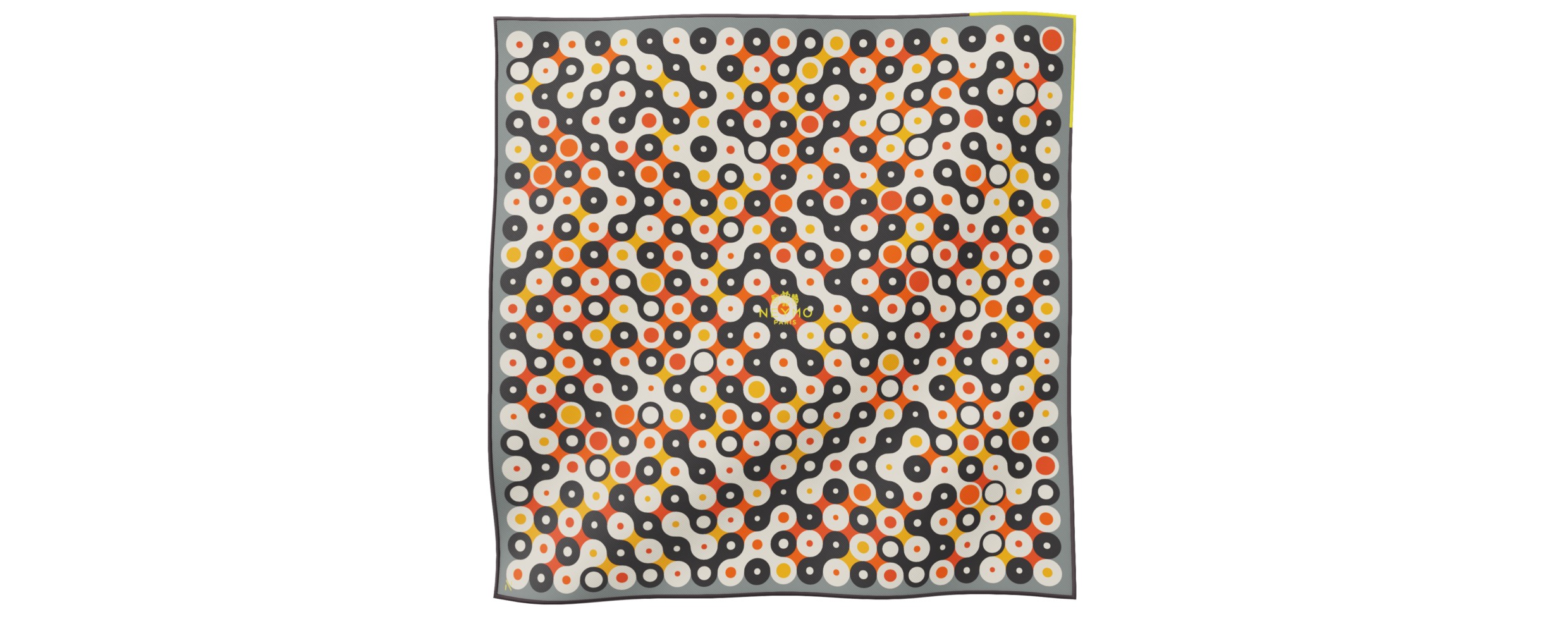 "Chaines de vélo" square 45 scarf