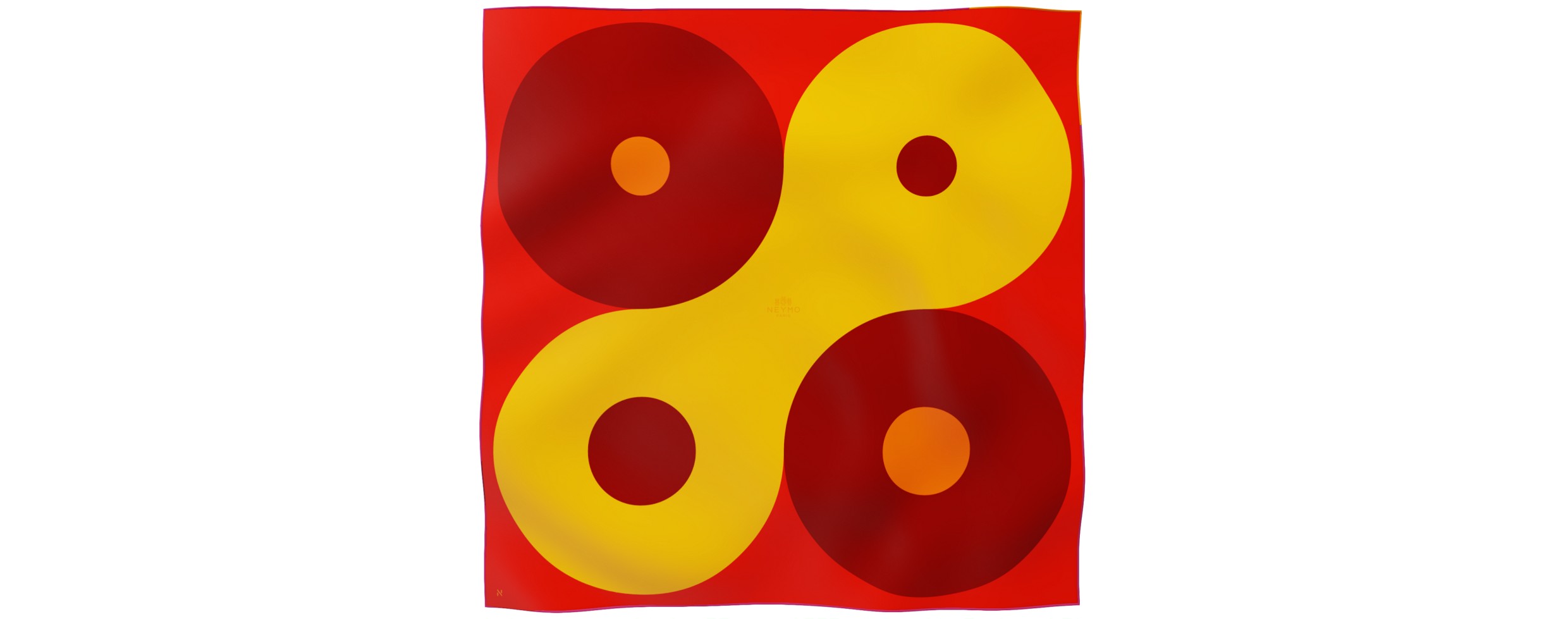 "Chaines de vélo" square 90 scarf