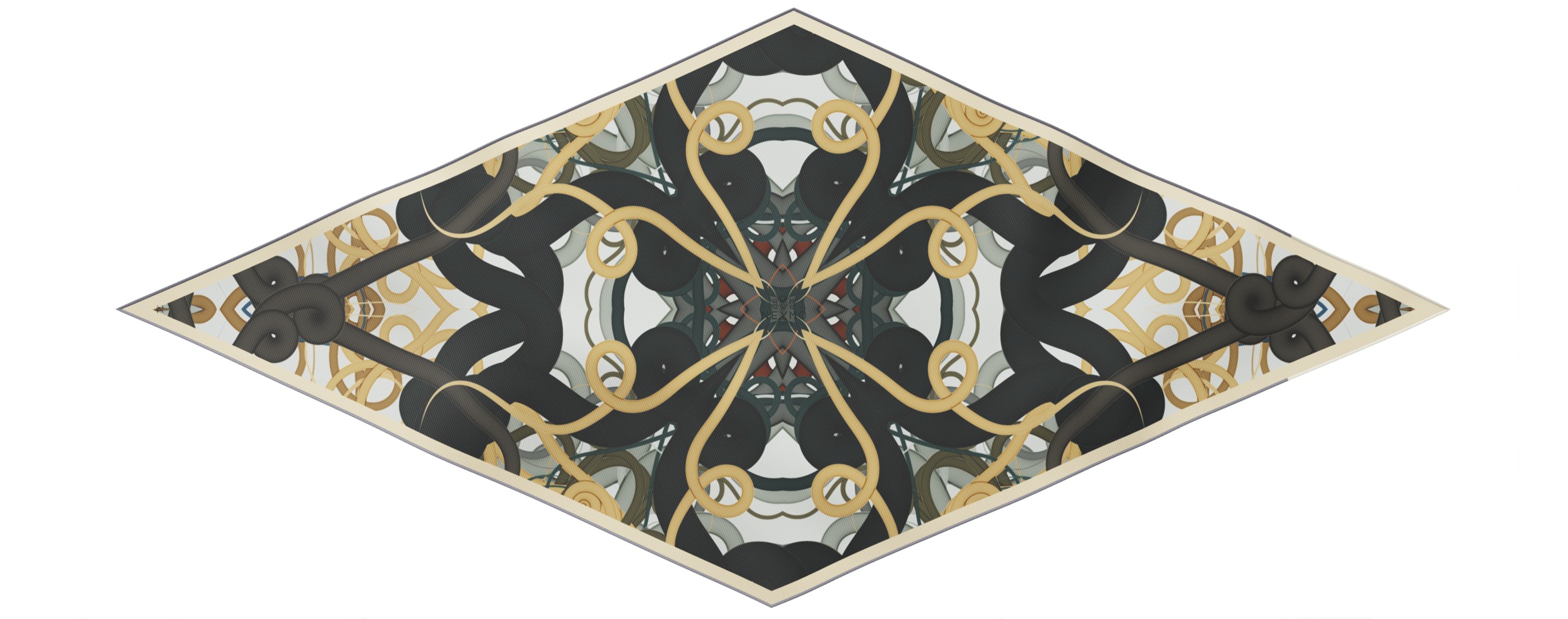 "Whiplash" arrow scarf