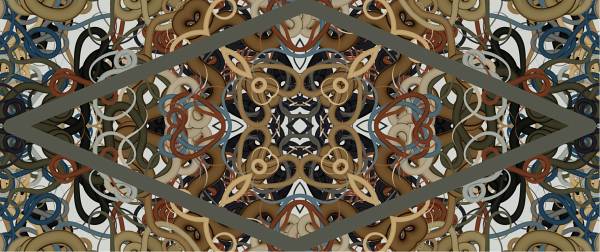 "Whiplash" arrow scarf