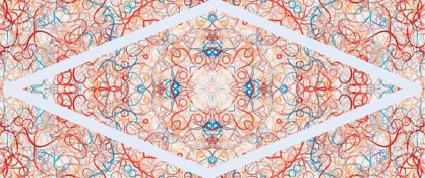 "Whiplash" arrow scarf