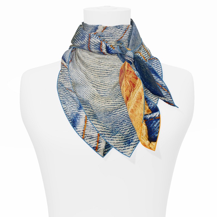 vintage denim sample Giant square 90