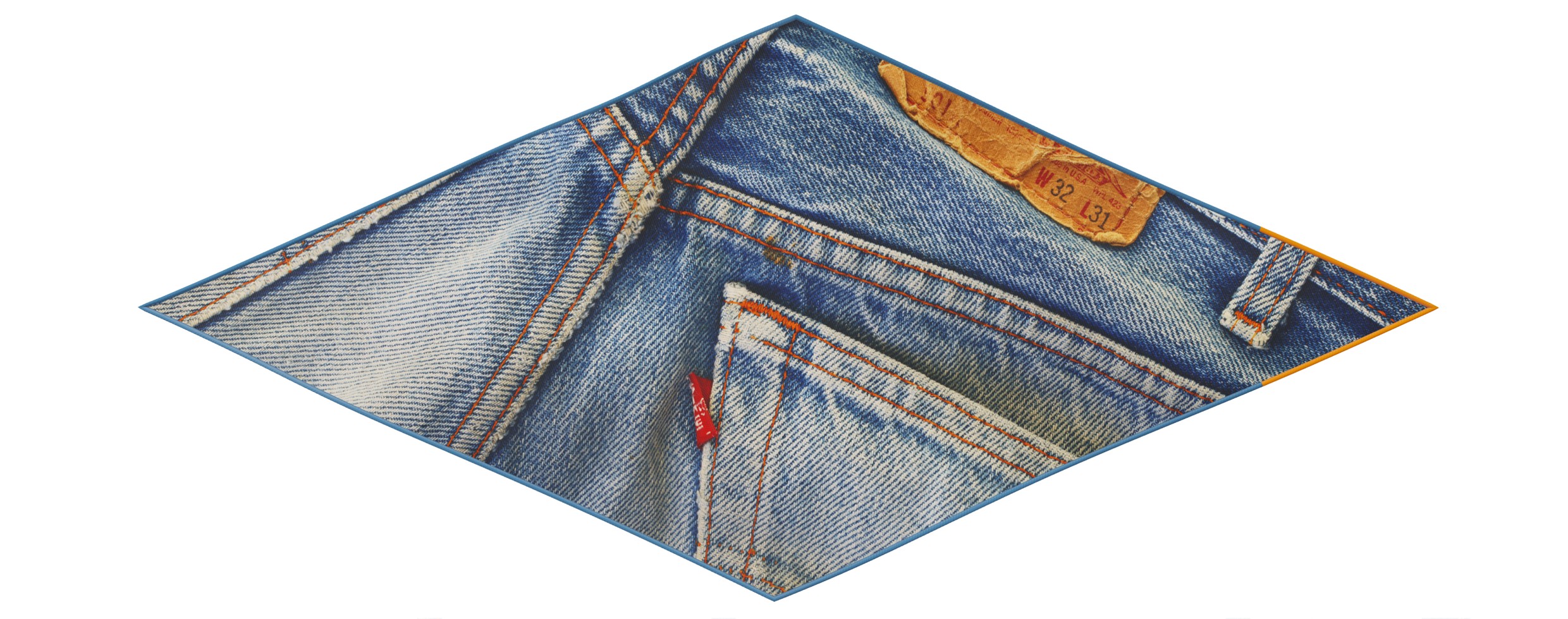 vintage denim sample dart 80