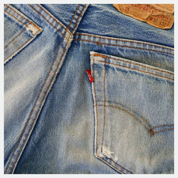 vintage denim sample square 70