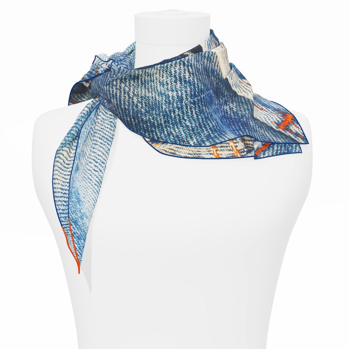 vintage denim sample square 70