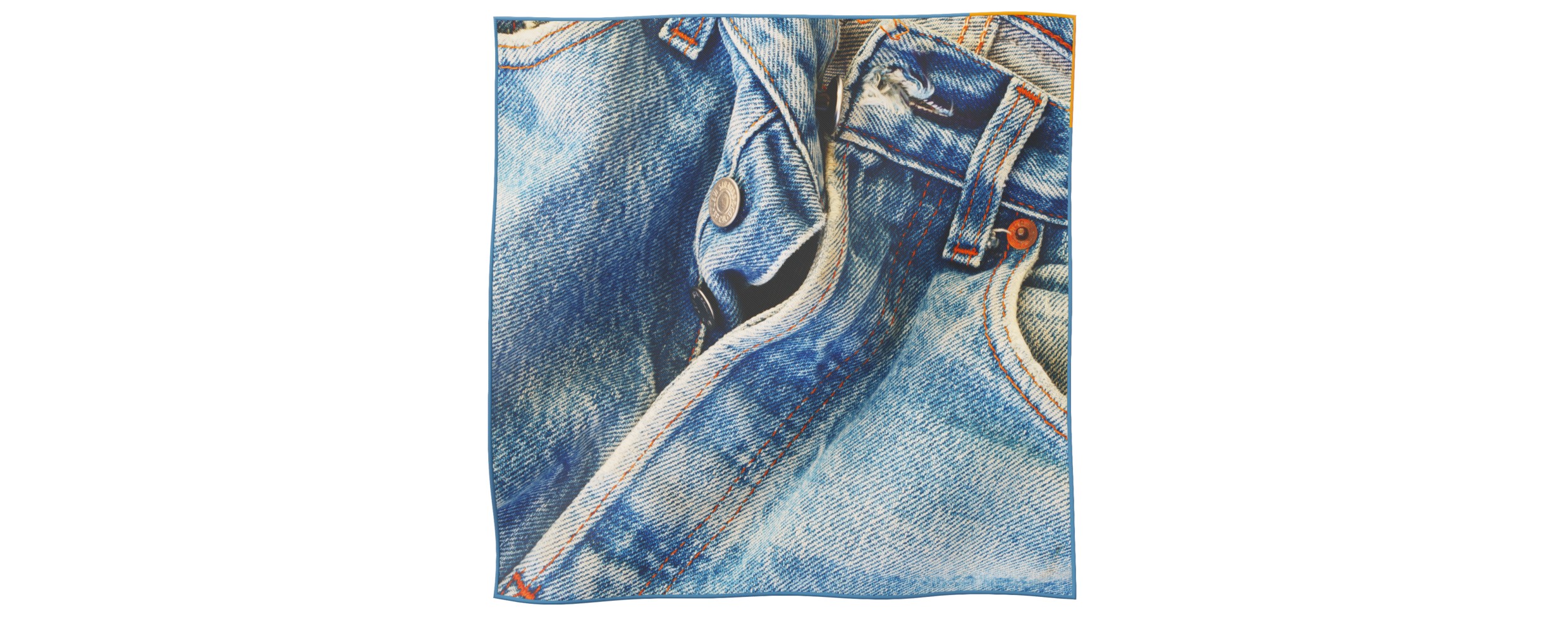 vintage denim sample square 45