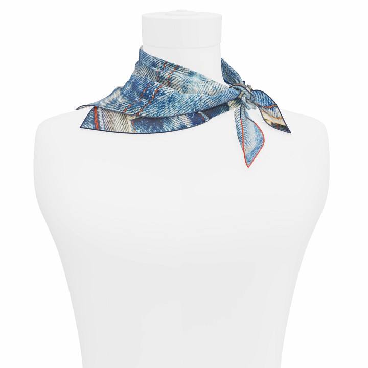 vintage denim sample square 45