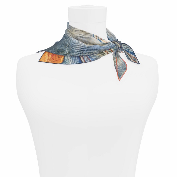 vintage denim sample square 45