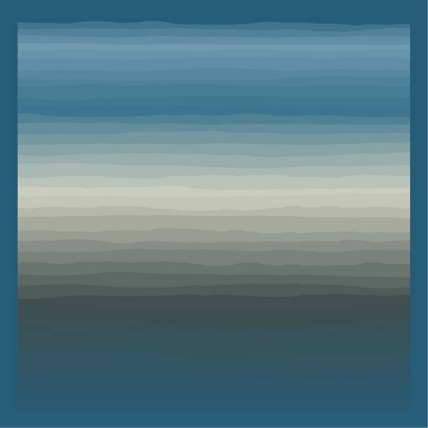 "Seasky" square 90 scarf