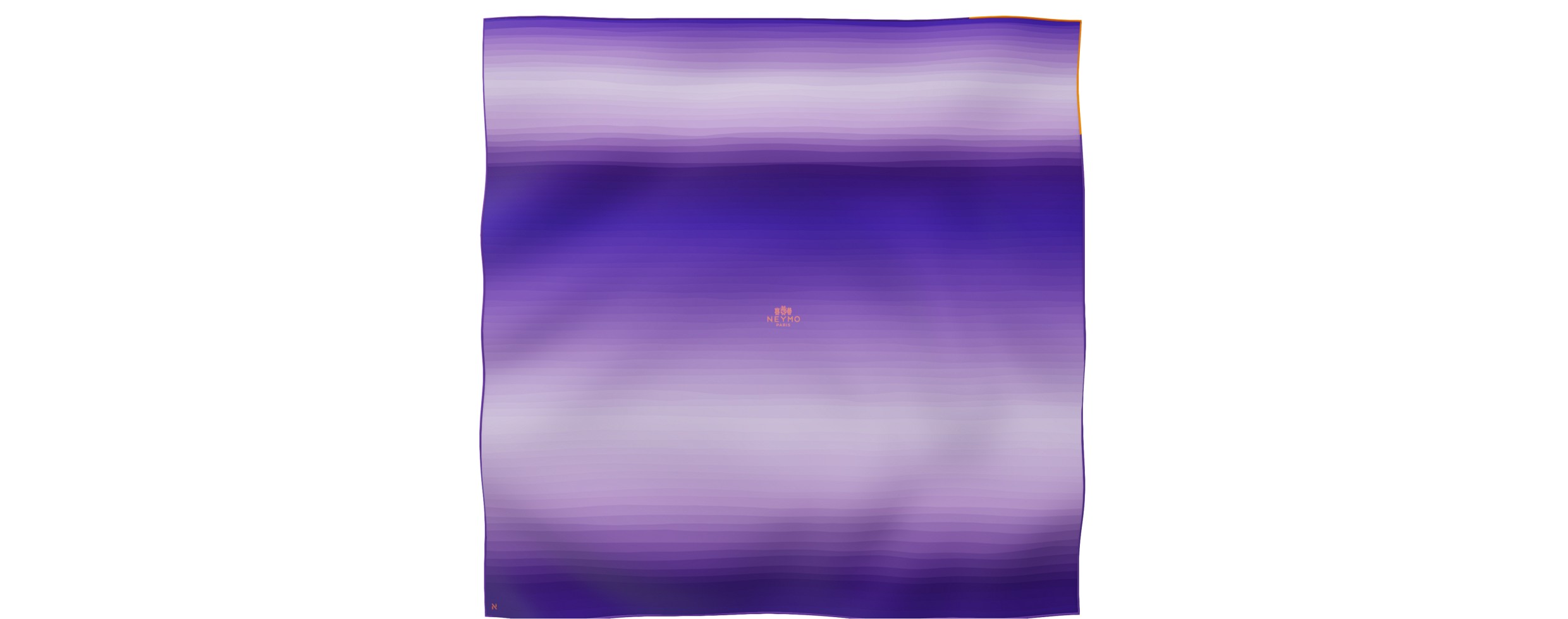 "Seasky" square 90 scarf