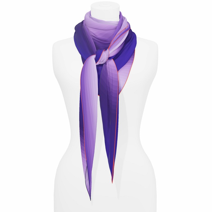 "Seasky" giant square 130 scarf