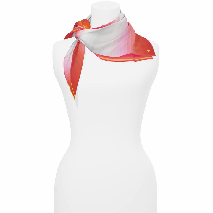 "Seasky" square 70 scarf